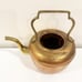 Antique Vintage Cooper Brass Gooseneck Tea Pot Kettle