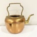 Antique Vintage Cooper Brass Gooseneck Tea Pot Kettle
