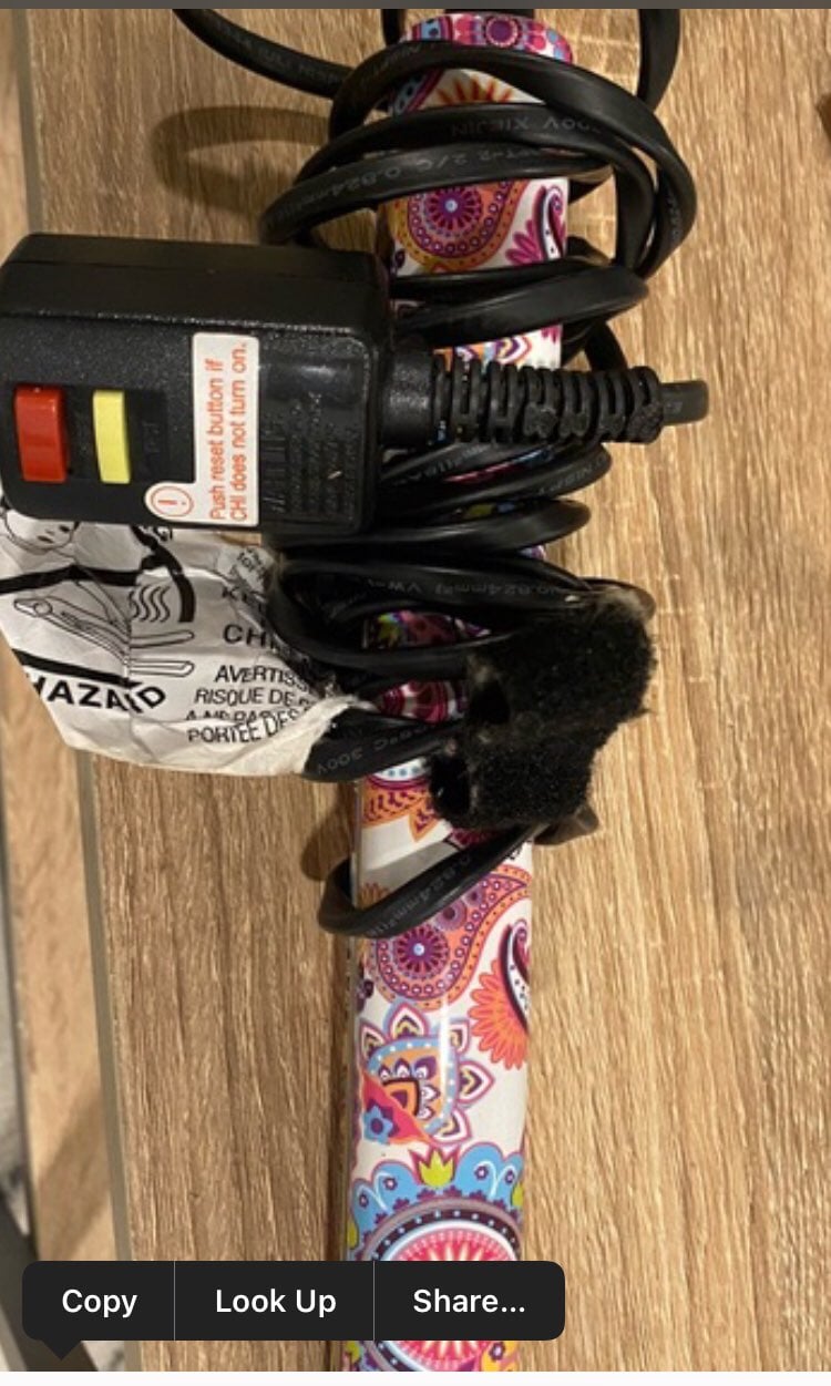 A ultra chi flat iron/ hair straightner