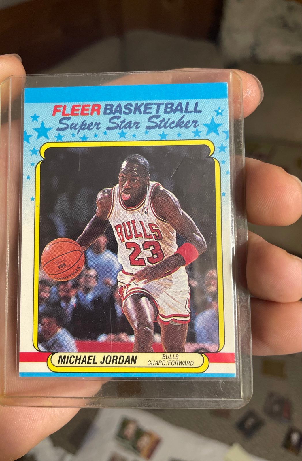 1988 & 1989 Fleer MICHAEL JORDAN Sticker