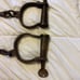 Vintage Two Numbered Cast Iron Handcuffs