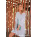 NWT✨T. ZOVICH Tunic Top White/Feathers L