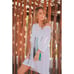 NWT✨T. ZOVICH Tunic Top White/Feathers L
