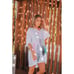 NWT✨T. ZOVICH Tunic Top White/Feathers L