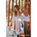NWT✨T. ZOVICH Tunic Top White/Feathers L