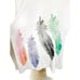 NWT✨T. ZOVICH Tunic Top White/Feathers L
