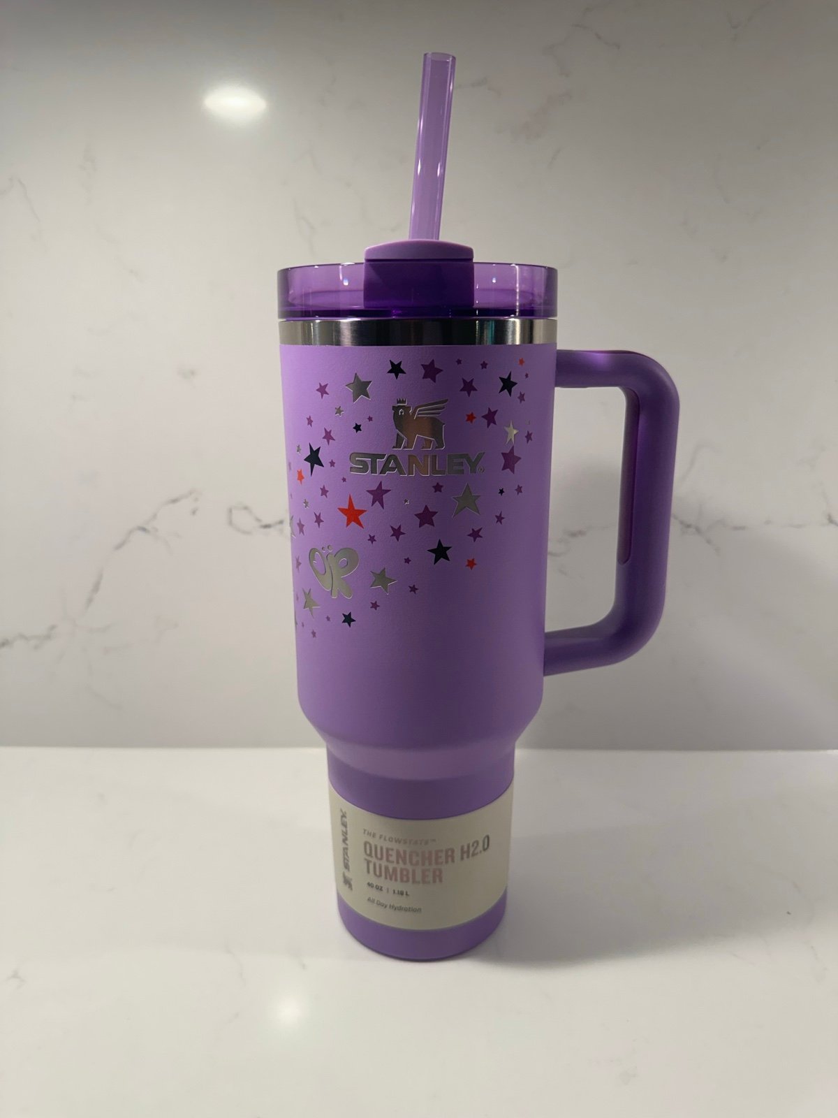 stanley x olivia rodrigo purple tumbler galaxy