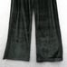 Victorias Secret Large Velour Shine Logo Wide Leg Pants Lounge Black Bling Cozy