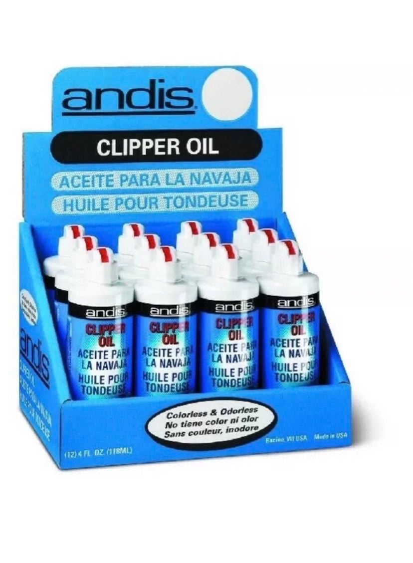10x Andis clipper oil 4 oz. bottle