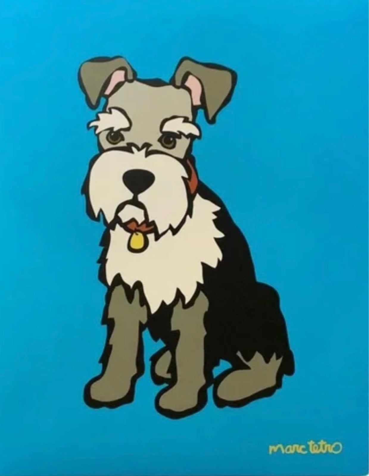 Marc Tetro Schnauzer Blue Travel Set