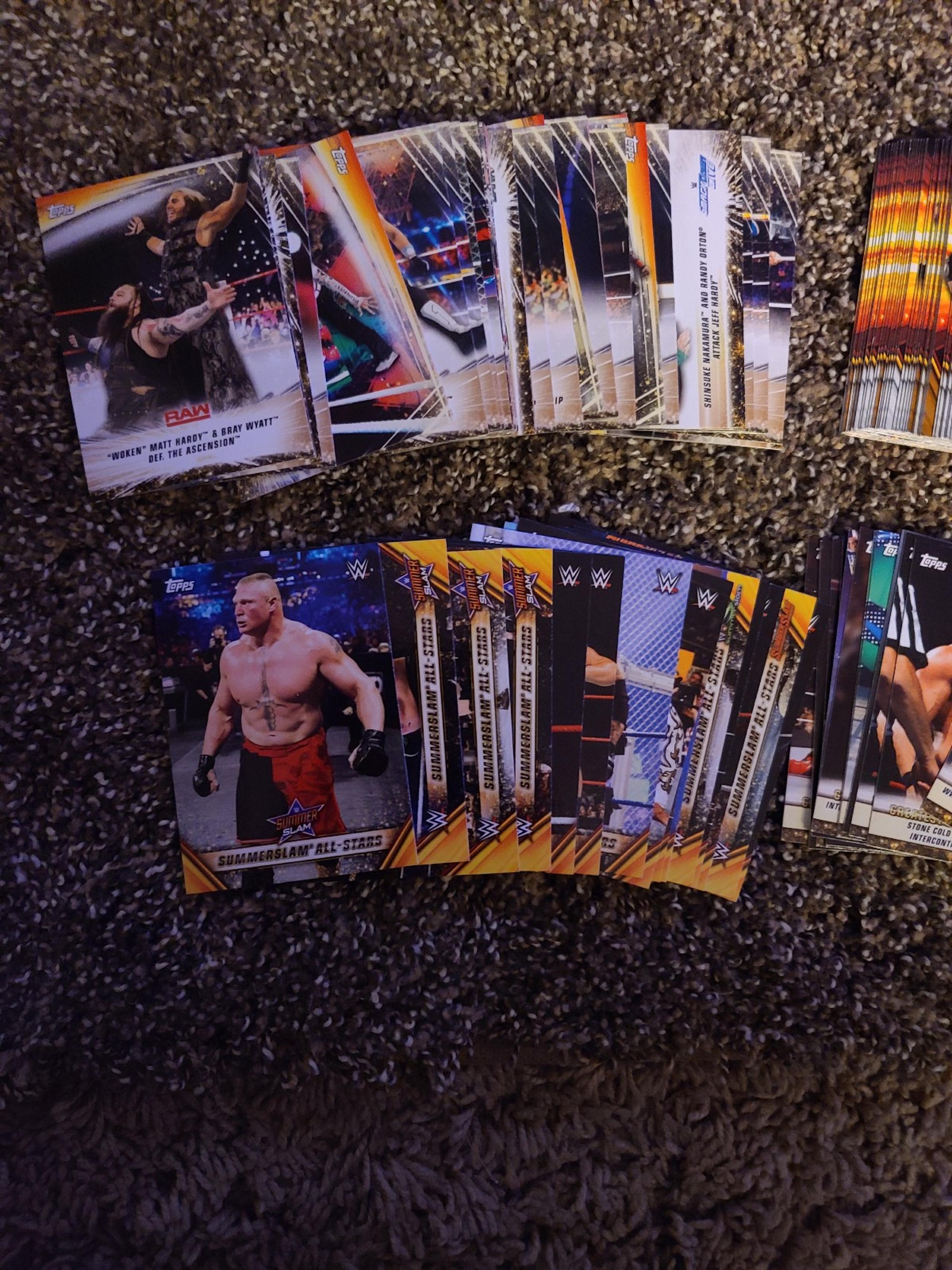 Wwe topps trading card lot