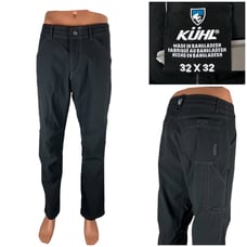 Kuhl Renegade Men 32 X 32 Pants Gray Nylon Spandex Style 5120 Hiking Outdoor EUC