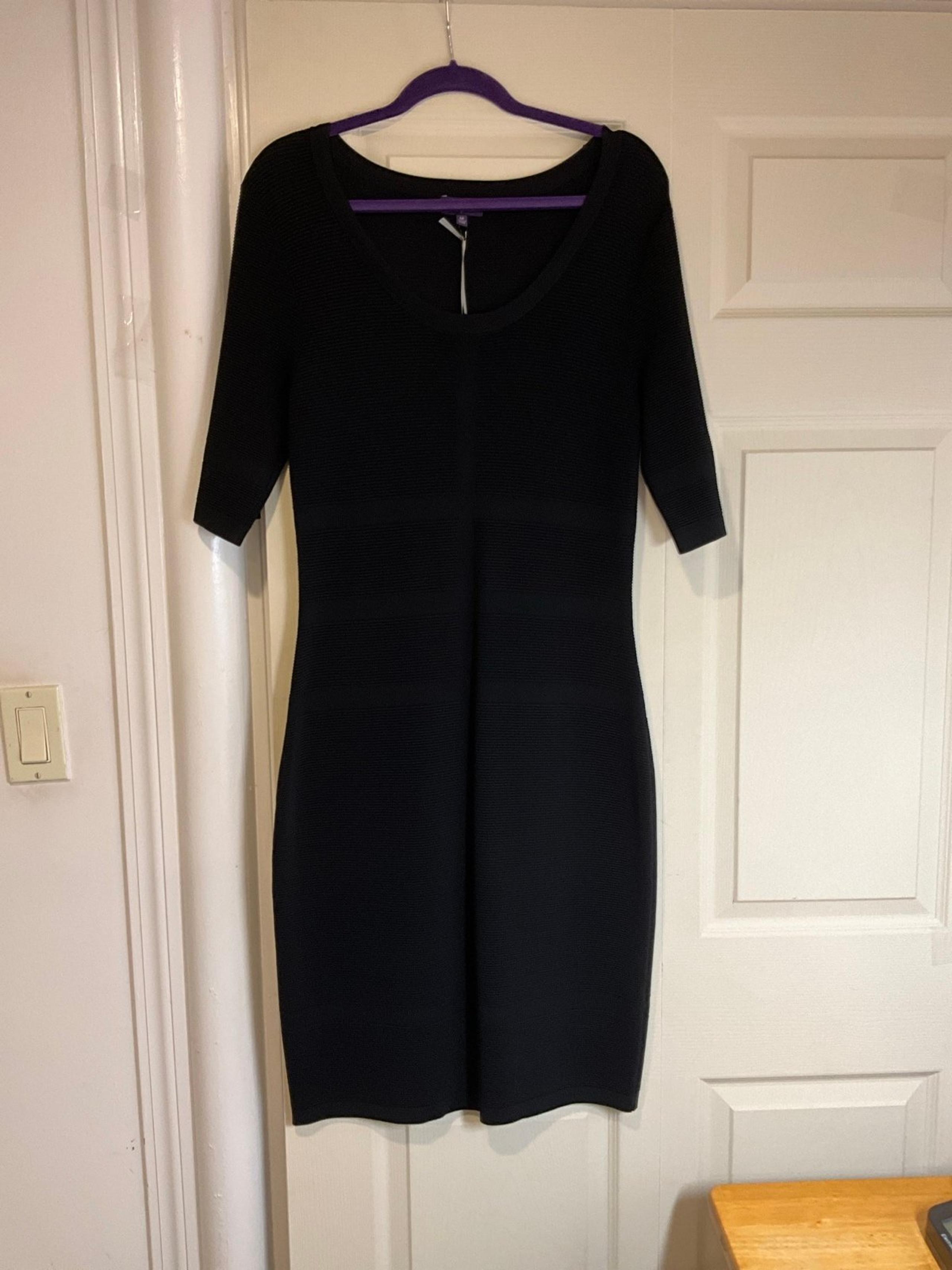 NWT NYDJ Womens Dress Black Size Medium