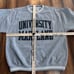 Vintage University of Maryland Sweatshirt Size Large Gray Soft Fleece Outer