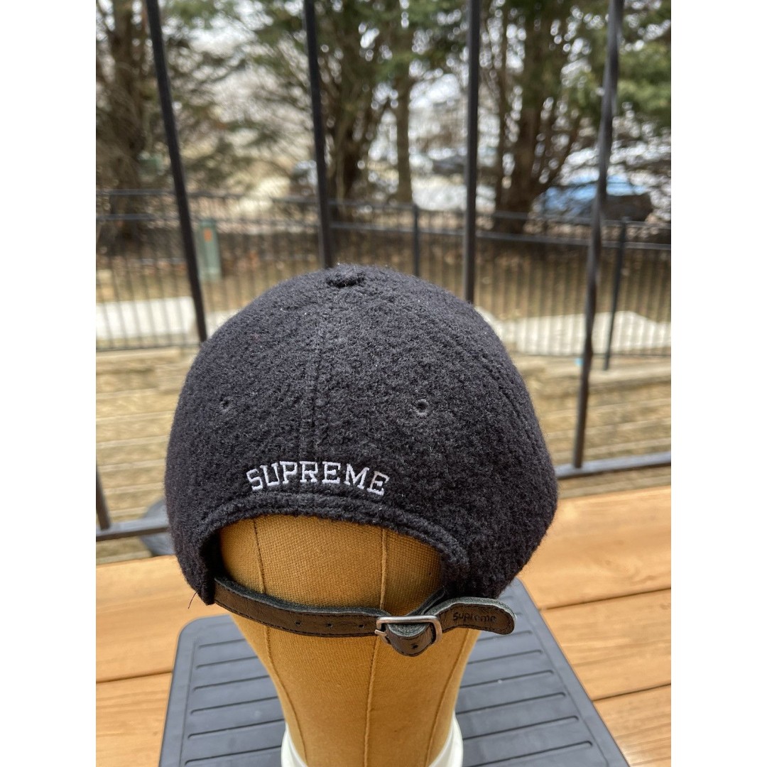 Supreme Boiled Wool S Logo 6-Panel Black - FW22 - US