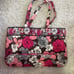 Vera Bradley Mocha Rouge Tote and Wallet NWT