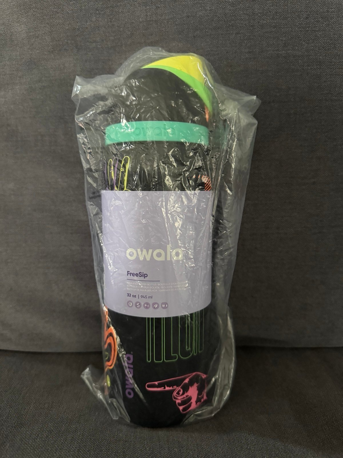 Owala 32oz FreeSip Birthday Bash Special Edition - All Systems Glow