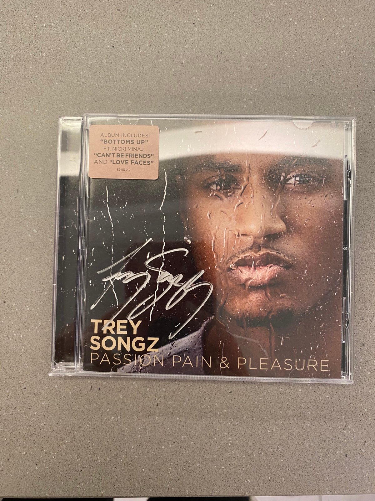 Trey Songz Passion Pain & Pleasure CD Signed Autographed