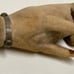 Late 19th Century Antique Rustic Primitive Hand Carved Sitting Toy Dog Statuette