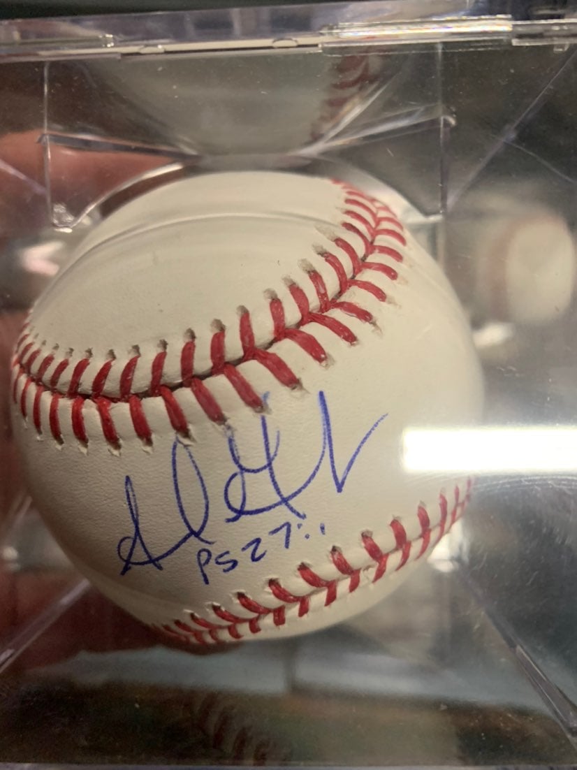 Signed BaseballAdrian Gonzalez sign Ball