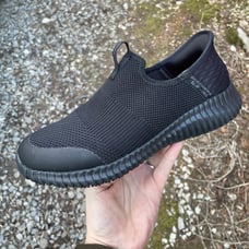 NWT Skechers Work Black Slip On Slip Resistant Shoes 7.5 Woman’s