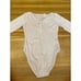 Intimately Free People long sleeve light pink Henley Sloan bodysuit.