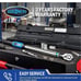 Digital Torque Wrench 1/2 Drive ,12.5-250 ft.-lb./17-340 N.m., Electronic Torqu
