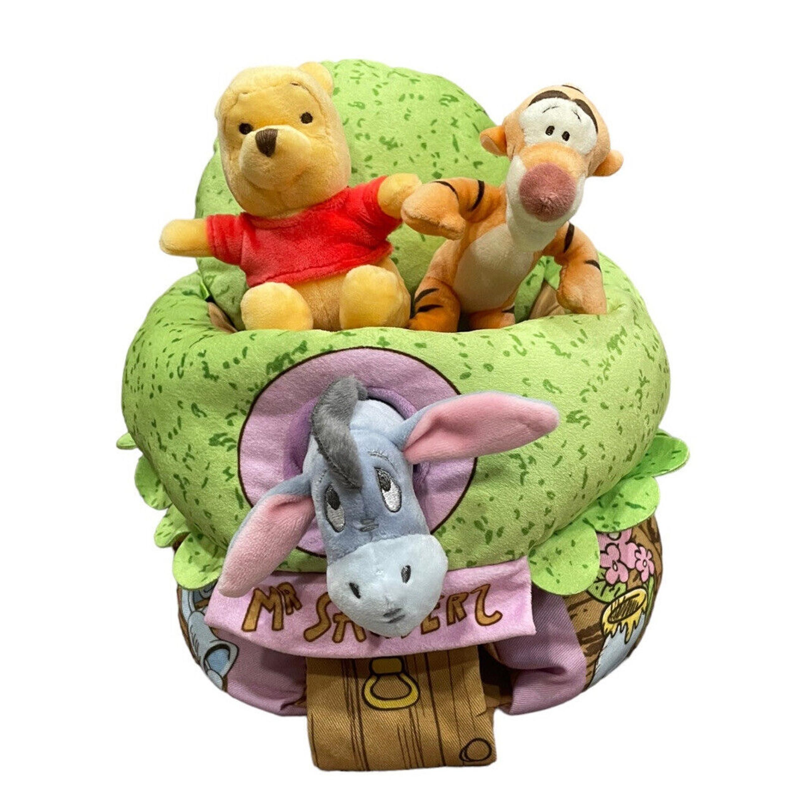 Disney Winnie The Pooh Tree House Stuffed Toy Eeyore Pooh & Tigger Sensory Play