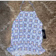 Lulus-geometrical halter top