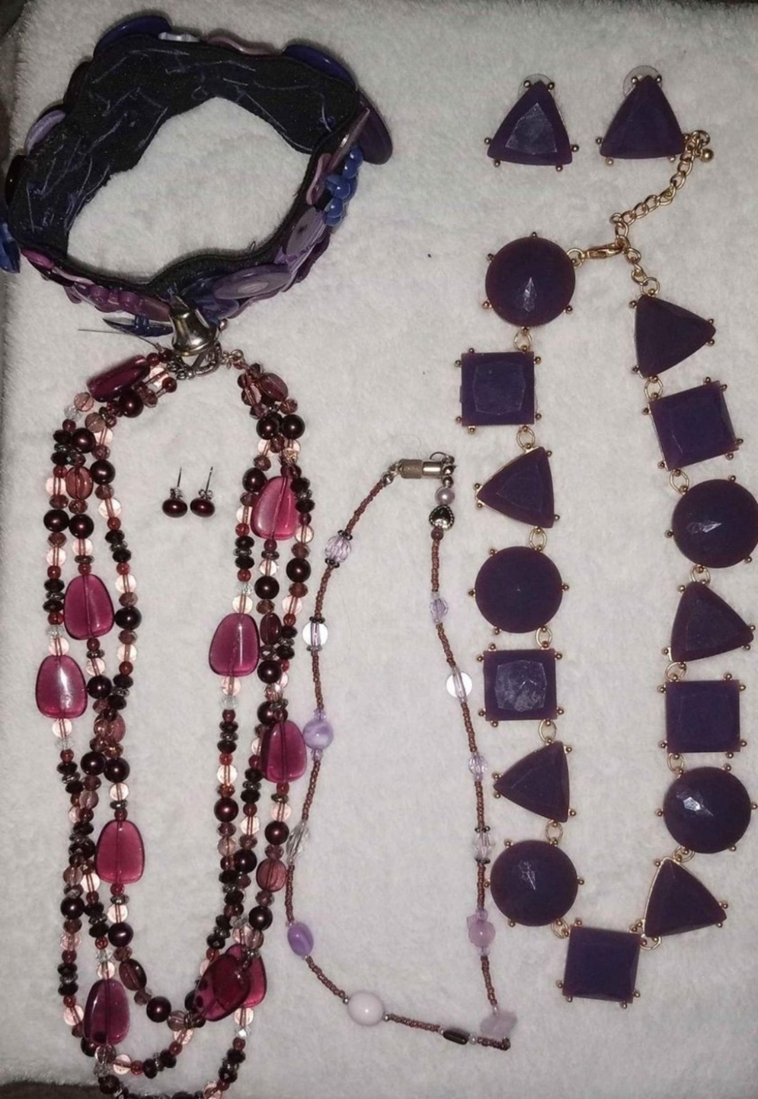 Purple Lovers Jewelry Lot