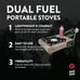 GS-3400P Propane or Butane Stove Dual Fuel Stove, Portable - Brand NEW!