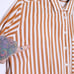 AYR The Deep End Women's Button Down Shirt Aperitif Stripe Casual Women's S