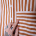 AYR The Deep End Women's Button Down Shirt Aperitif Stripe Casual Women's S