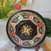 Vintage Decanter Set..Ukranian Hand Painted