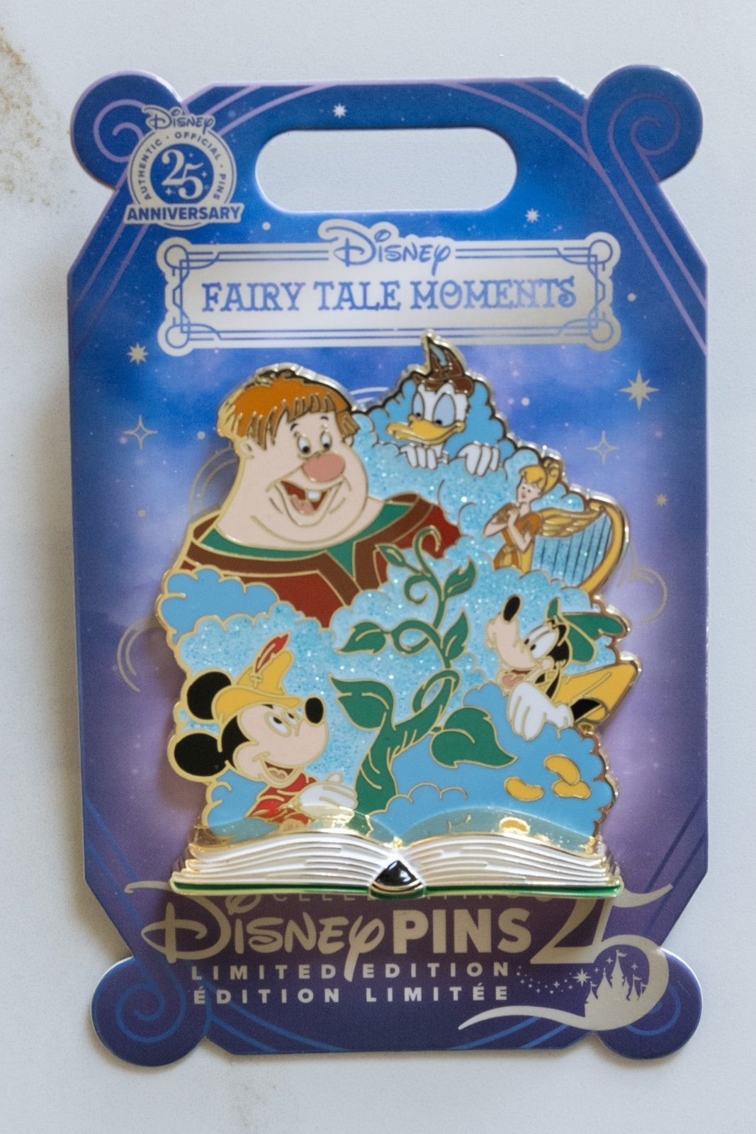Disney Parks Pin 2025 Fairytale Moments 5 Of 12 Mickey & The Beanstalk LE 2500
