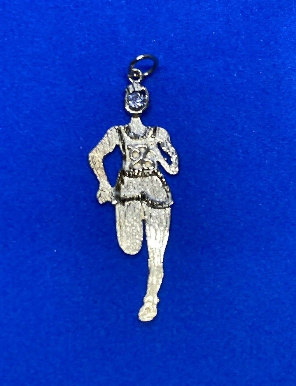 14K Gold Runner With Diamond Head Charm or Pendant