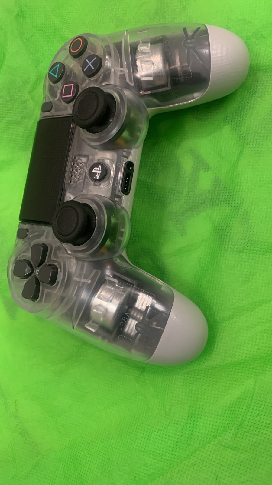 OEM Sony PS4 DualShock 4 Wireless Controller - Crystal Clear - Tested
