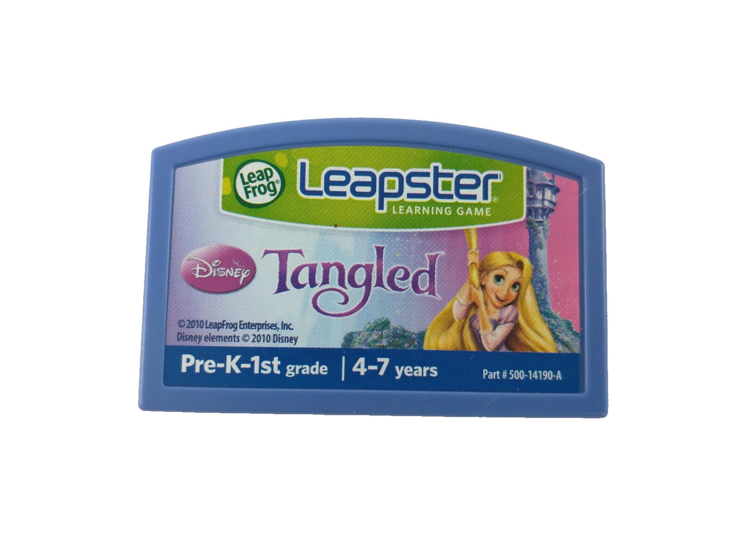 Leap Frog Leapster Disney Tangled Learning Game Cartridge K-1st Grade 4-7 Years