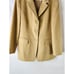 Talbots Womens 10P Camel Hair Three Button Blazer Suit Coat Jacket Brown