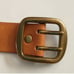 Tan Leather Belt. (Size/ 39inch)