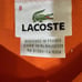 Lacoste Men's Polo Shirt 8 Orange Croc 100% Cotton Short Sleeve Collared M771