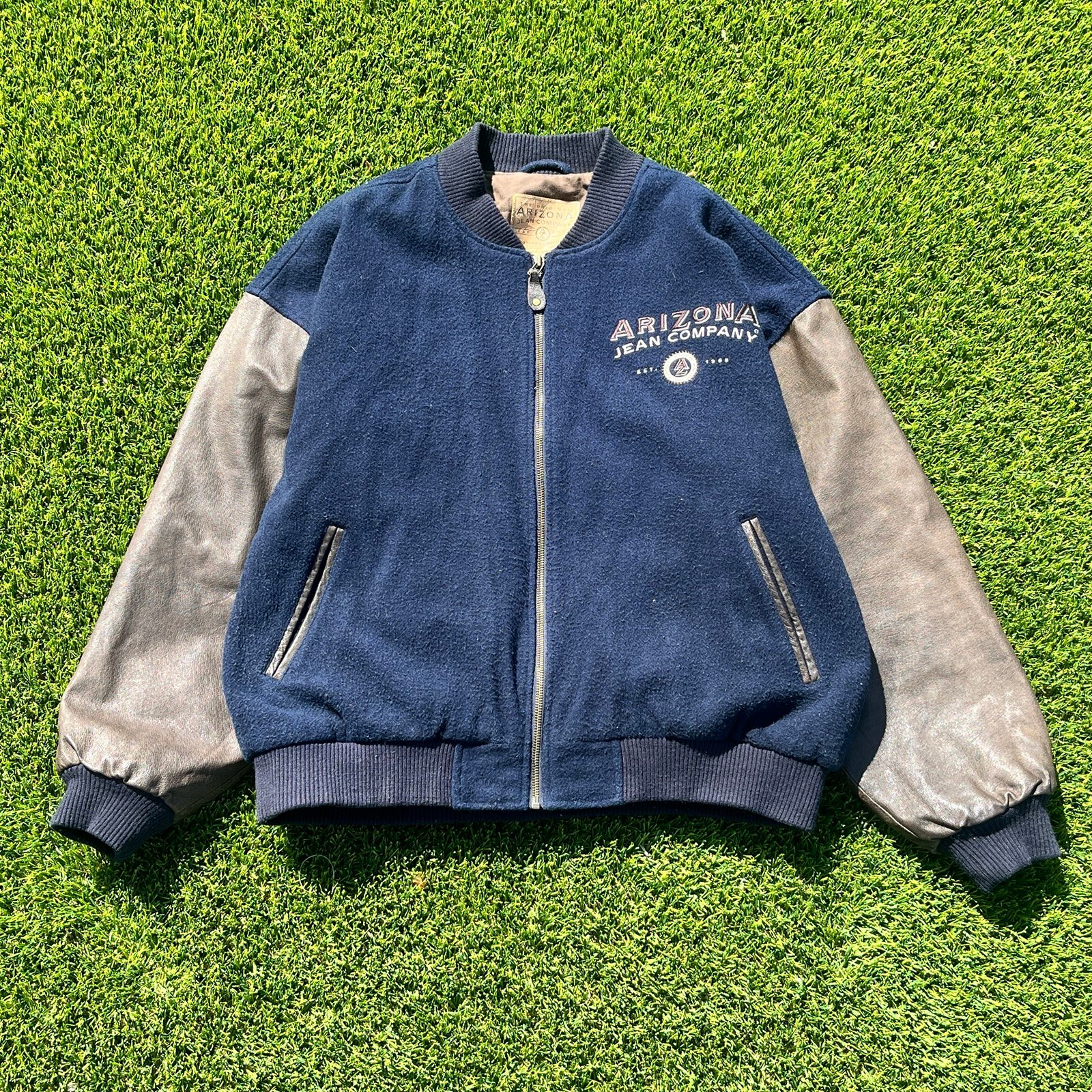 Vintage Arizona Jeans Company Varsity Jacket Mens Size XL