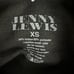 Jenny Lewis Black Full Zip Heart Angel Wings Hooded Thick Sweatshirt Size XS