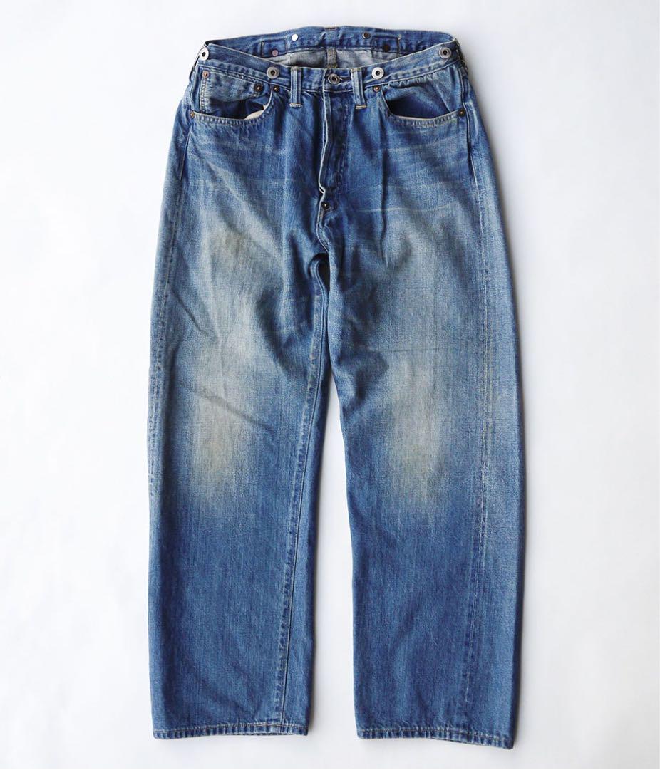 A.PRESSE No. 2 Washed Denim Pants, size 32. straight leg
