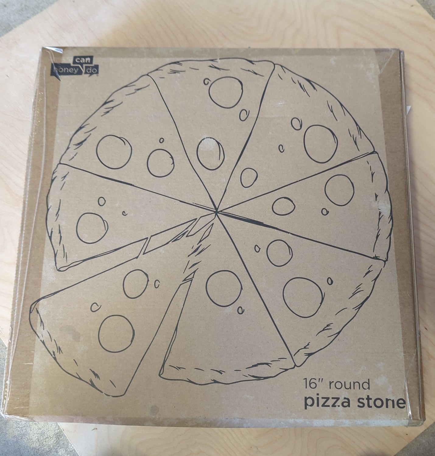 Honey Can Do 16 inch round pizza stone. Brand new in box