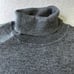 Ted Baker Women's Turtleneck Sweater Size 5 US 10-12 Grey Wool Cashmere Blend