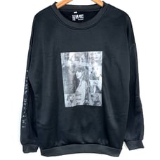 Taylor Swift Eras Tour Black Crew Neck Pullover Sweatshirt Unisex 2XL