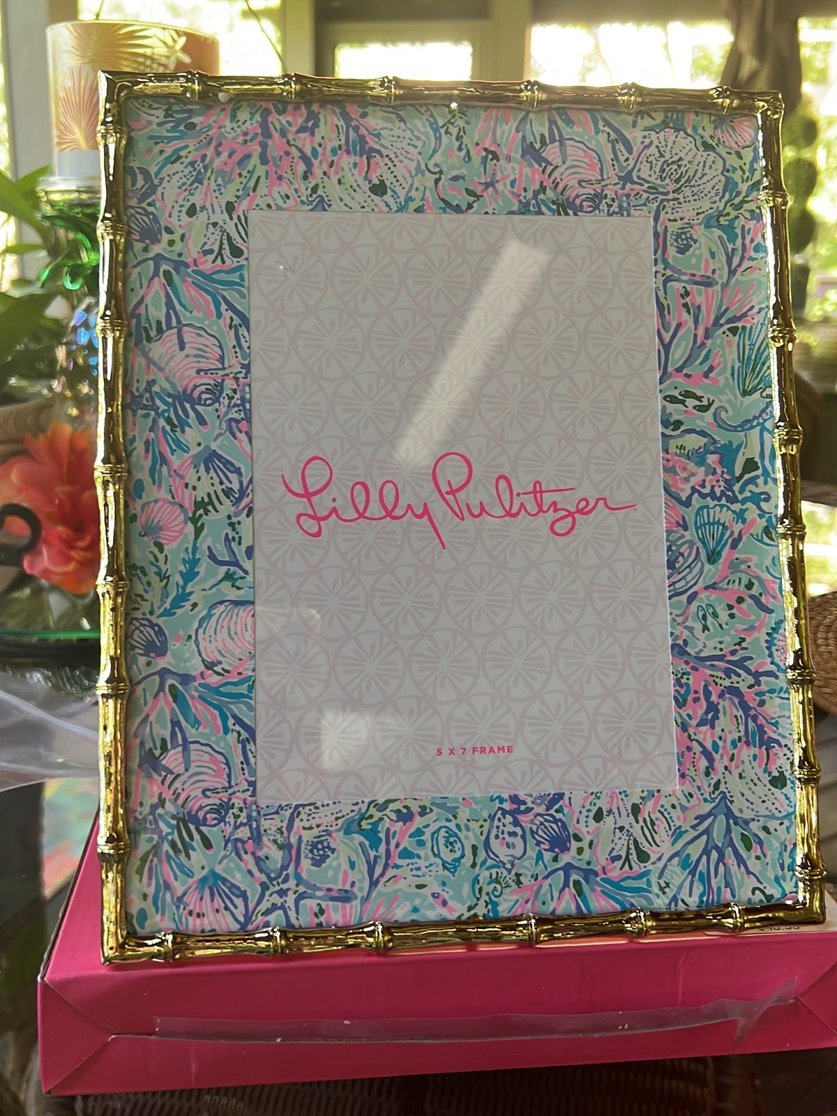 Lilly Pulitzer 5x7” frame new