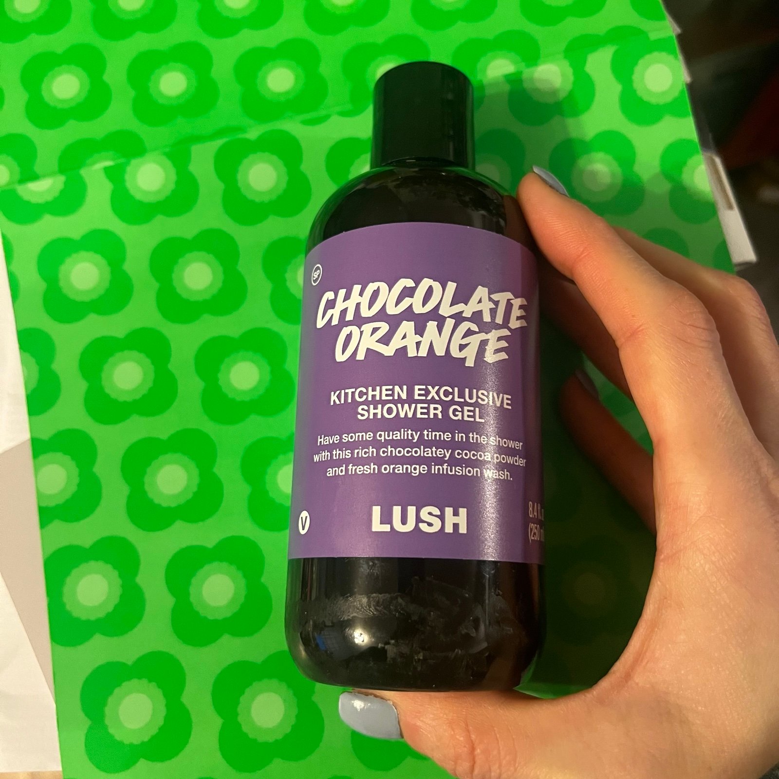 Lush Chocolate Orange shower gel April 2025 kitchen box new