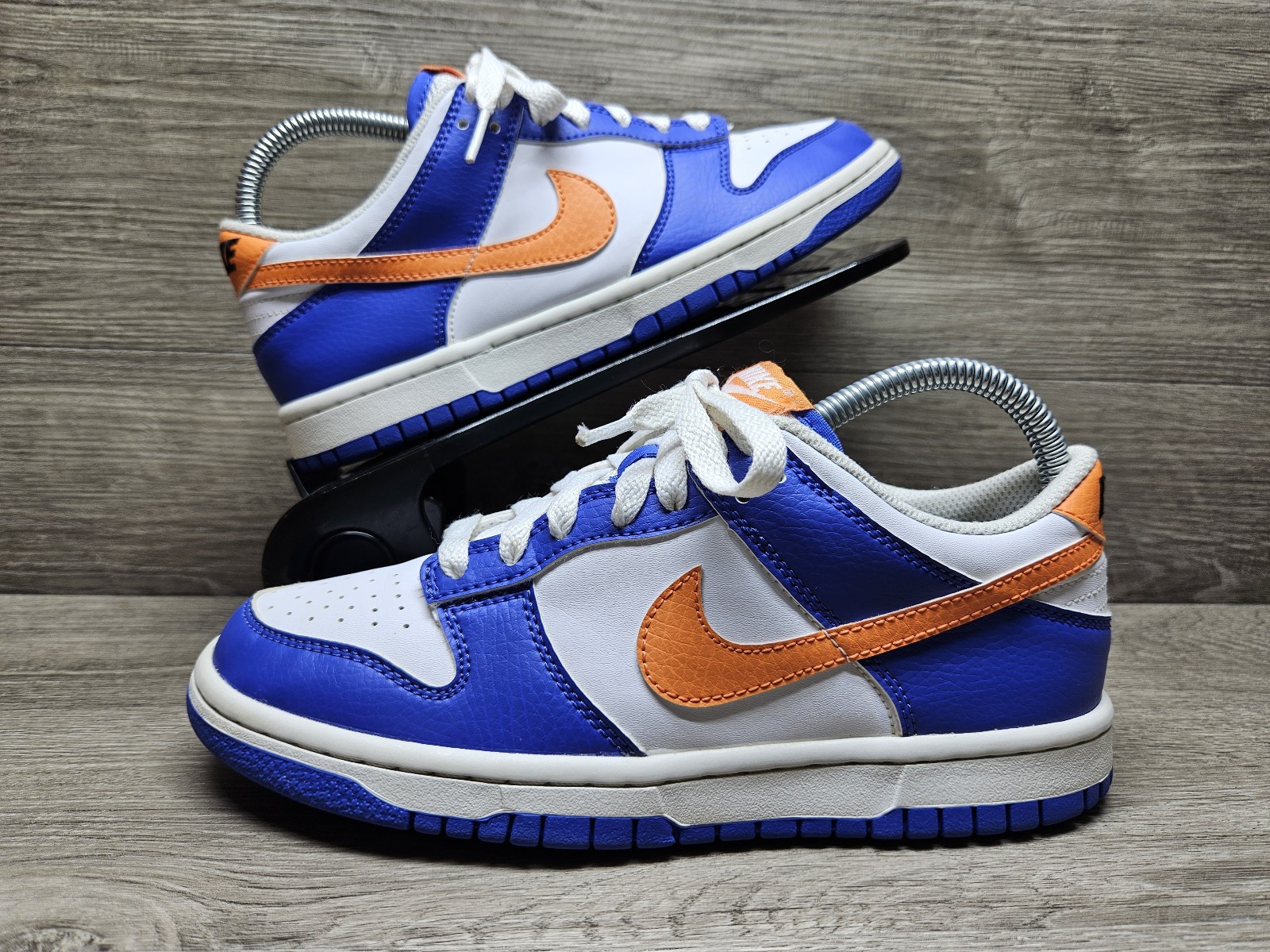 Nike Dunk Low Knicks Blue White Orange FN7783-400 5.5Y Pre-loved NO Box